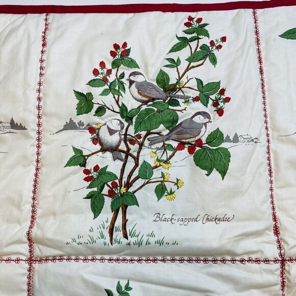 Handmade American Song Birds Wall Hanging 24.5x41 Mockingbird Chickadee Robin - Picture 6 of 13